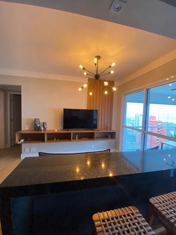Apto 15º Andar - Varanda Vista Mar - Enseada Apartment กัวรูจา ภายนอก รูปภาพ